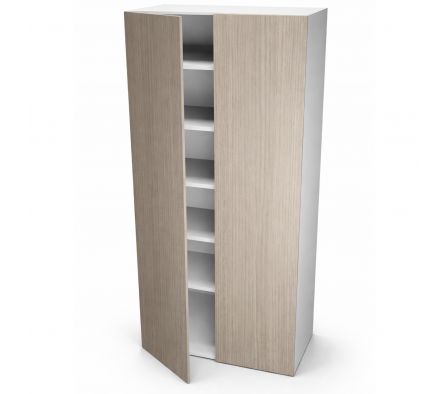 ARMARIO COCINA 100X55X207CM ROBLE VICENZA GRIS
