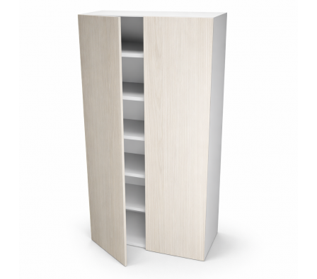 ARMARIO COCINA 100X55X207CM PINO ALAND BLANCO