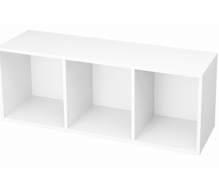 REPISA CUADRO 107,4X35,8X30CM BLANCA