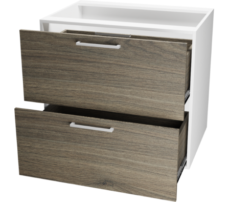 MODULO INFERIOR COCINA CC 80X55X72CM DENVER GRAFITO *HAS*