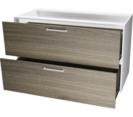 MODULO INFERIOR COCINA CC 120X55X72CM DENVER GRAFITO *HAS*