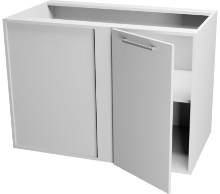 MODULO INFERIOR COCINA EI 100X55X72CM BLANCO