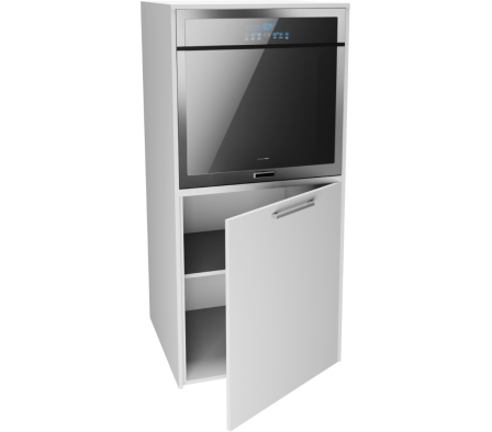 MODULO INFERIOR COCINA H0 63X60X136CM BLANCO