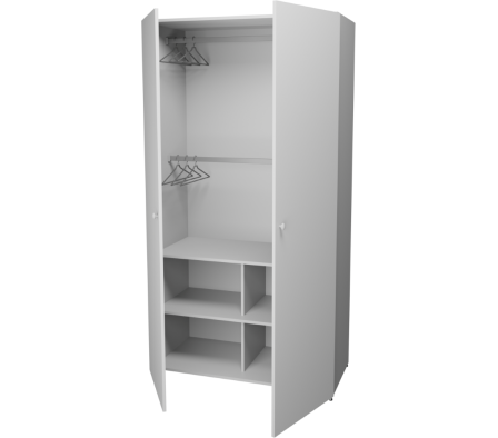 PLACAR EP NIÑOS 100X50X190CM BLANCO