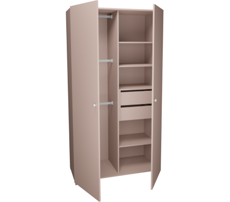 PLACAR EPC NIÑOS 100X50X190CM ROSA VINTAGE