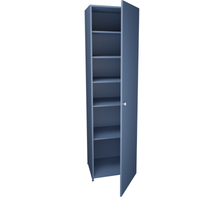 PLACAR E NIÑOS 50X50X190CM AZUL COSMICO