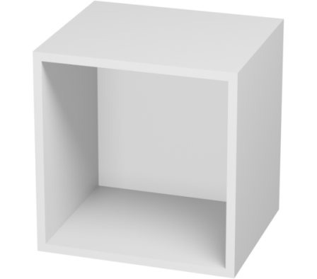 REPISA CUADRO 35X36X30CM BLANCO *HAS*