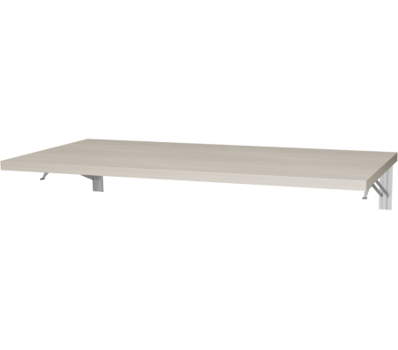 MESA PLEGABLE 100X50X2.5CM PINO ALAND BLANCO