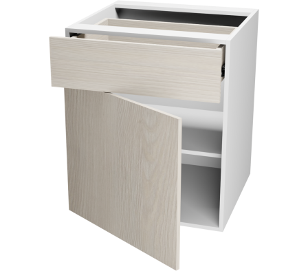 MODULO INFERIOR COCINA CAPU 60X55X72CM PINO ALAND BLANCO