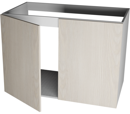 MODULO INFERIOR COCINA PI 100X55X72CM PINO ALAND BLANCO