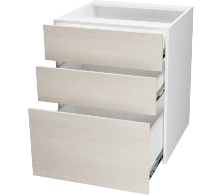 MODULO INFERIOR COCINA CA 60X55X72CM PINO ALAND BLANCO
