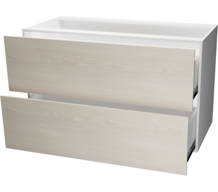 MODULO INFERIOR COCINA CC 120X55X72CM  PINO ALAND BLANCO