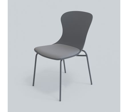 SILLA DOMOLETTI GRIS