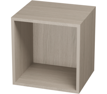 REPISA CUADRO 35,8X35,8X30CM ROBLE VICENZA GRIS