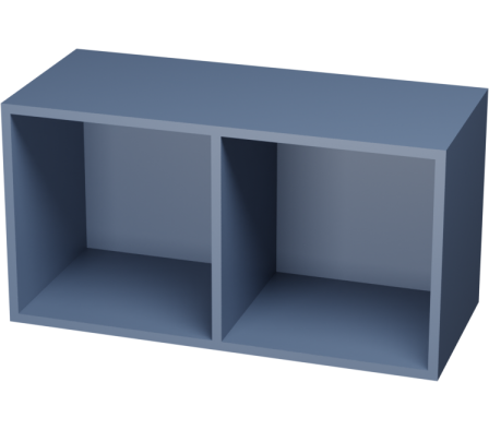 REPISA CUADRO 71.6X35,8X30CM AZUL COSMICO