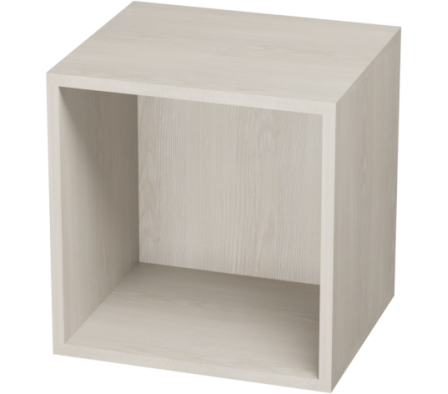 REPISA CUADRO 35,8X35,8X30CM PINO ALAND BLANCO