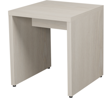 BANQUETA SIMONE 40X40X45CM PINO ALAND BLANCO