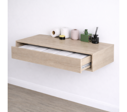 CAJÓN TOCADOR  100X17,5X45 CM PINO ALAND BLANCO