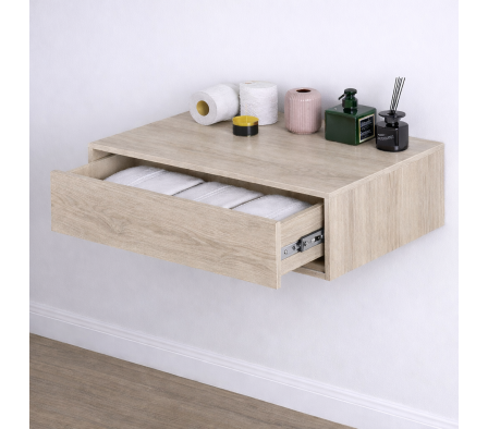 CAJÓN TOCADOR  80X15X45 CM PINO ALAND BLANCO