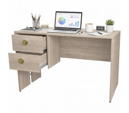 ESCRITORIO BERLIN 2C 120X60X80CM PINO ALAND BLANCO