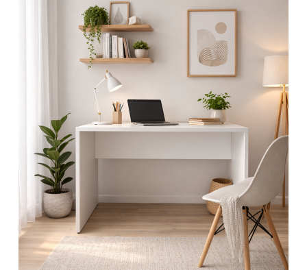 MESA OFICINA 100X75X60CM BLANCO