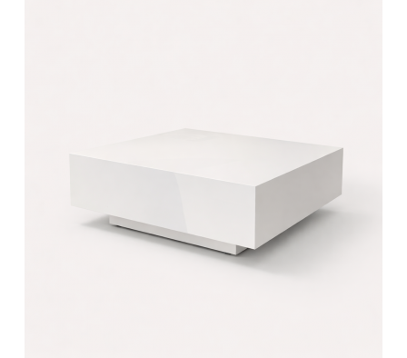 MESA CENTRO RANIA 80X80X35CM BLANCO