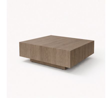 MESA CENTRO RANIA 80X80X35CM ROBLE VICENZA GRIS