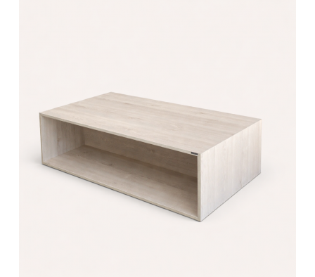 MESA CENTRO HEBE 110X65X35CM PINO ALAND BLANCO