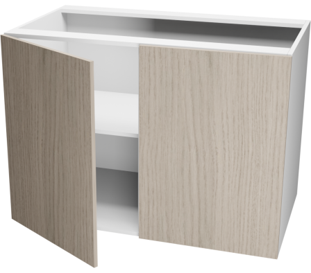 MODULO INFERIOR COCINA 100X55X72CM ROBLE VICENZA GRIS