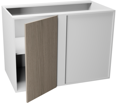 MODULO INFERIOR COCINA ED 100X55X72CM  ROBLE VICENZA GRIS