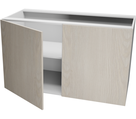 MODULO INFERIOR COCINA 120X55X72CM PINO ALAND BLANCO
