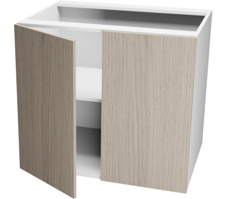 MODULO INFERIOR COCINA 80X55X72CM ROBLE VICENZA GRIS