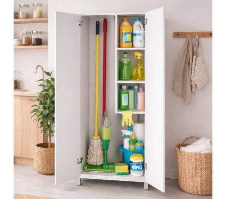 ARMARIO LAVADERO ES 70X55X180CM BLANCO