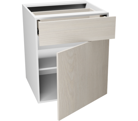 MODULO INFERIOR COCINA CAPU 60X55X72CM PINO ALAND BLANCO