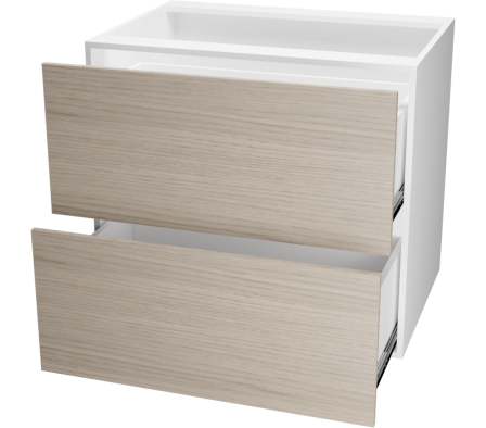 MODULO INFERIOR COCINA CC 80X55X72CM ROBLE VICENZA GRIS