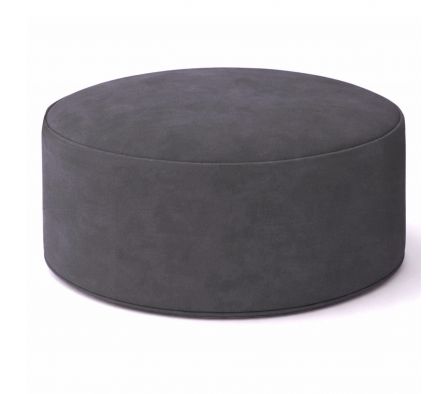 PUFF REDONDO 80 CM BOSTON 06 GRIS OSCURO