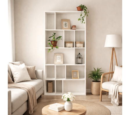 REPISA MULTIPLE 80X40X180CM BLANCO