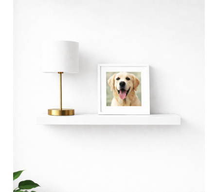 REPISA LINEAL CYN 50X20X2.5CM BLANCO