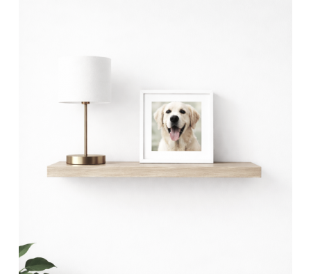 REPISA LINEAL CYN 50X20X2.5CM PINO ALAND BLANCO