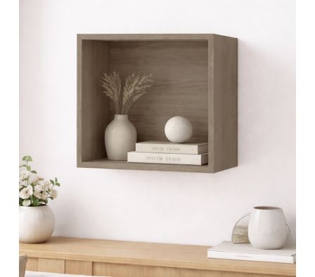 REPISA CUADRO 35X36X30CM ROBLE VICENZA GRIS *HAS*