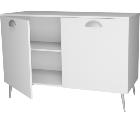 APARADOR LUCERO PA 120X50X87CM BLANCO