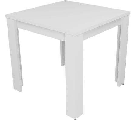 MESA COMEDOR 80X80X75CM BLANCO