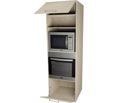 MODULO INFERIOR COCINA HM 63X60X206.7CM CASTAÑO KENTUCKY ARENA *HAS*