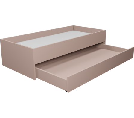 CAMA CAMITA 196X97X50CM ROSA VINTAGE