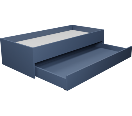 CAMA CAMITA 196X97X50CM AZUL COSMICO