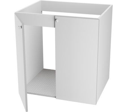 MODULO INFERIOR LAVADER PI 70X55X72CM BLANCO