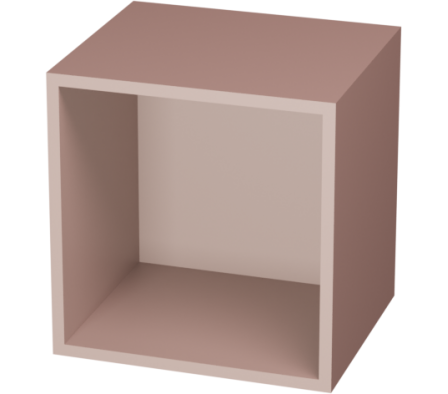 REPISA CUADRO 35X36X30CM ROSA VINTAGE *HAS*