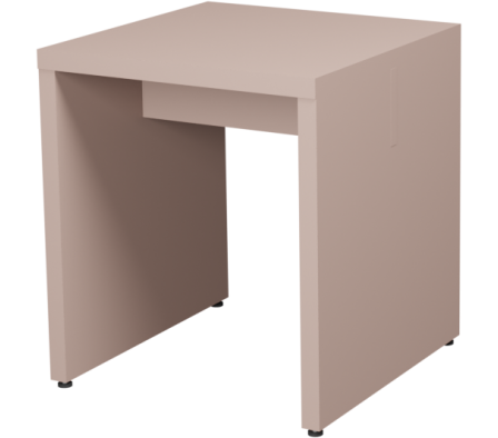 BANQUETA SIMONE 40X40X45CM ROSA VINTAGE