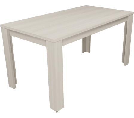 MESA COMEDOR 150X80X75CM PINO ALAND BLANCO