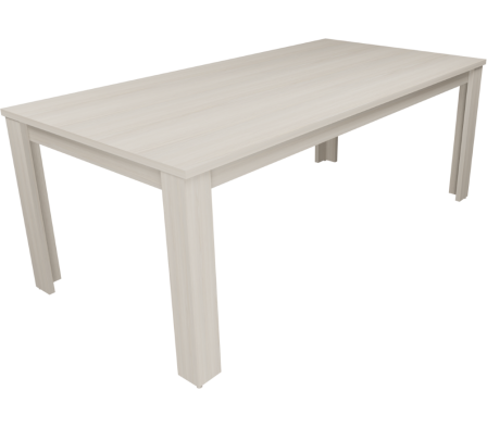 MESA COMEDOR 200X100X75CM PINO ALAND BLANCO